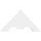 Ekena Millwork Vanguard Architectural Grade PVC Gable Bracket, 36"W x 19 1/2"H x 2"D x 6"F, 13/12 Pitch GBP036X20X0206VAN00 - alternate 5
